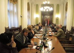 31 January 2014 The members of the European Integration Committee and the Committee on Labour, Social Issues, Social Inclusion and Poverty Reduction in meeting with the members of the European Economic and Social Committee